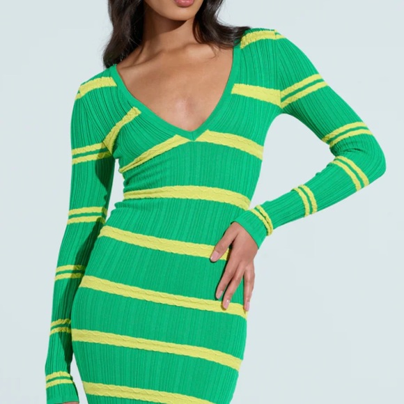 AKIRA Dresses & Skirts - New Akira FEELING LUCKY MIDI DRESS